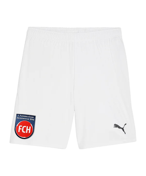 puma 1. fc heidenheim shorts 3. klasse 20242025 børn hvid f04
