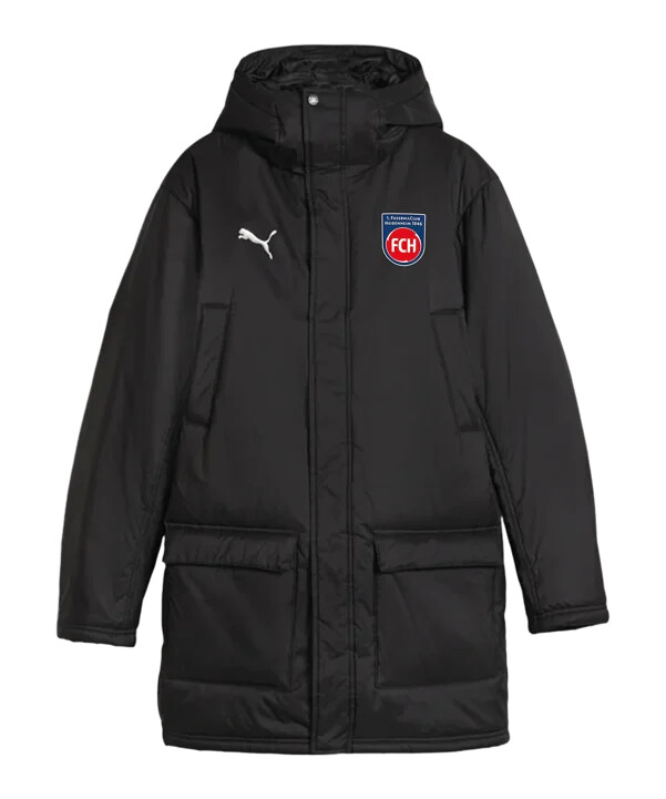puma 1. fc heidenheim vinterjakke sort f03
