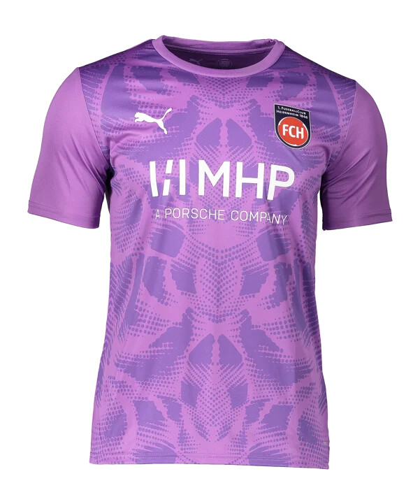 puma 1. fc heidenheim målmandstrøje 20252026 børn lilla f33