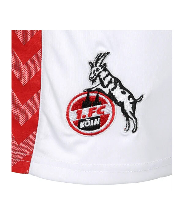 hummel 1. fc köln shorts hjemmebane 20232024 hvid f9402