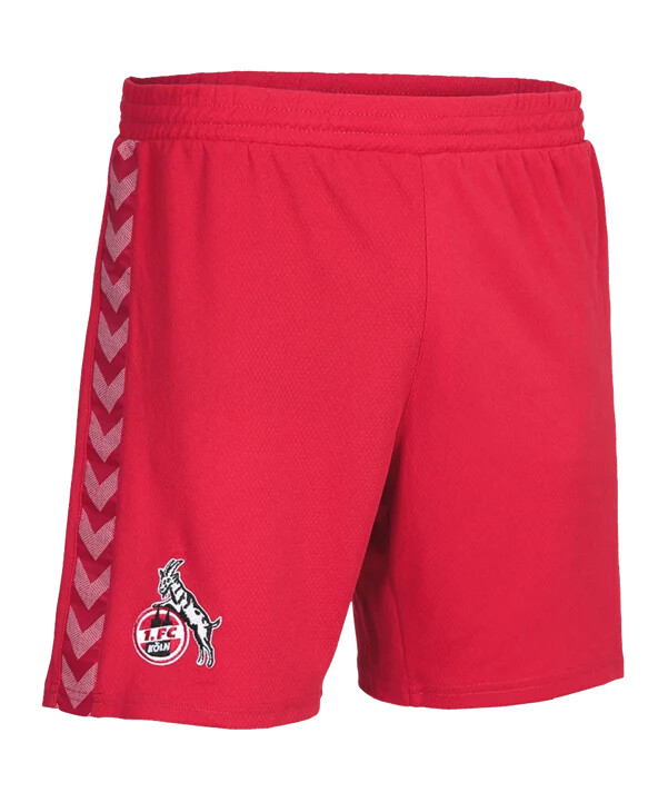 hummel 1. fc köln shorts udebane 20232024 børn rød f3062