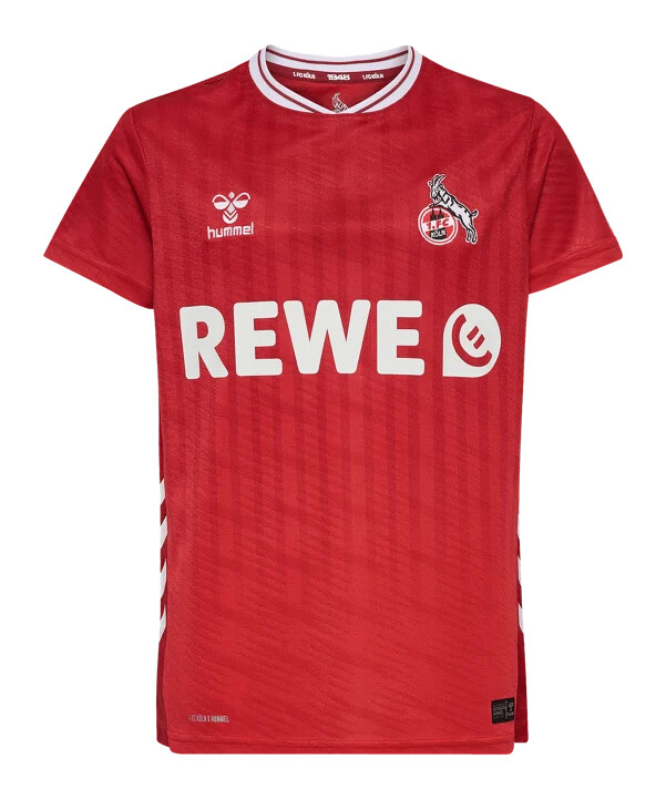 hummel 1. fc köln udebanetrøje 20252026 børn rød f3062