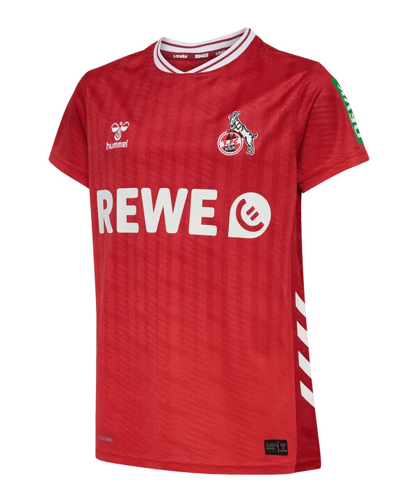 hummel 1. fc köln udebanetrøje 20252026 børn rød f3062
