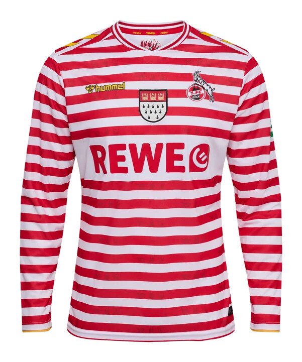 hummel 1. fc köln carnival langærmet trøje 20252026 hvid f9402