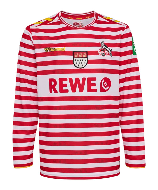hummel 1. fc köln carnival langærmet trøje 20252026 børn hvid f9402