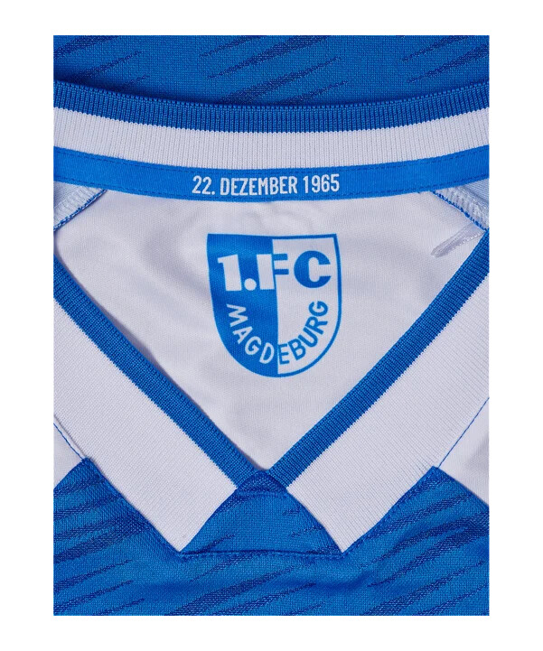 hummel 1. fc magdeburg hjemmebanetrøje 20252026 blå f7251