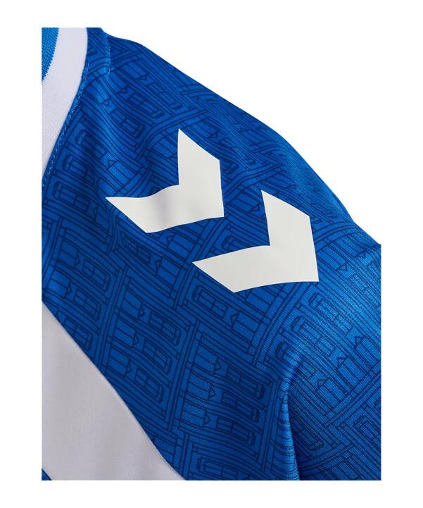hummel 1. fc magdeburg hjemmebanetrøje 20252026 børn blå f7251