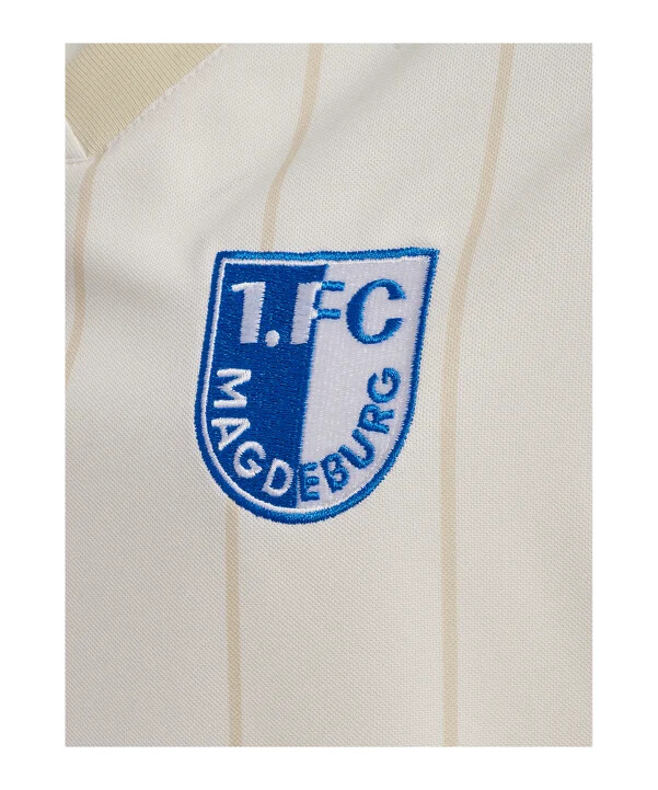 hummel 1. fc magdeburg udebanetrøje 20252026 børn beige f9806