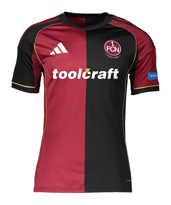 adidas 1. fc nürnberg hjemmebanetrøje 20252026 dame rød