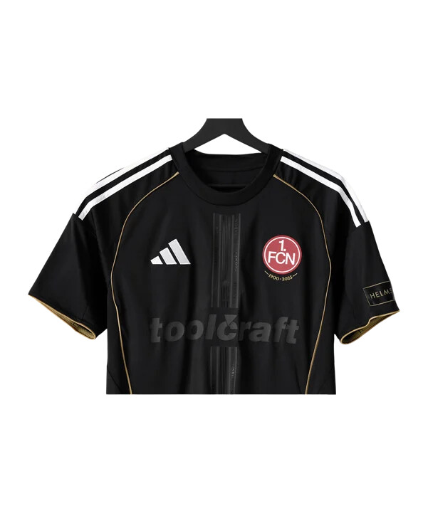 adidas 1. fc nürnberg europa trøje 20252026 sort