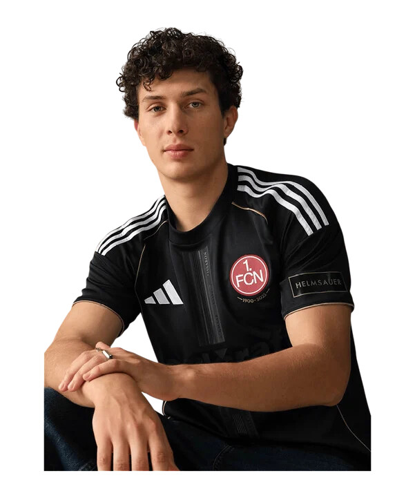 adidas 1. fc nürnberg europa trøje 20252026 sort