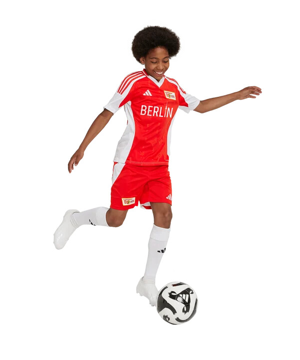 adidas 1. fc union berlin hjemmebanetrøje 20242025 børn rød