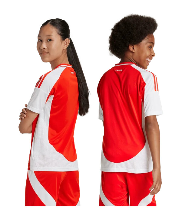 adidas 1. fc union berlin hjemmebanetrøje 20242025 børn rød