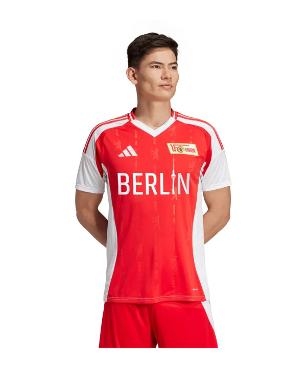 adidas 1. fc union berlin hjemmebanetrøje 20242025 rød