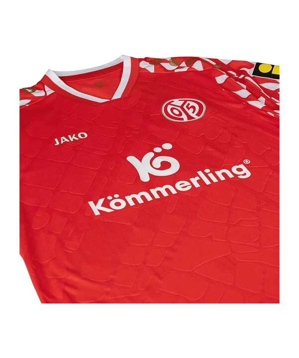 jako 1. fsv mainz 05 trøje hjemme 20252026 børn rød f601