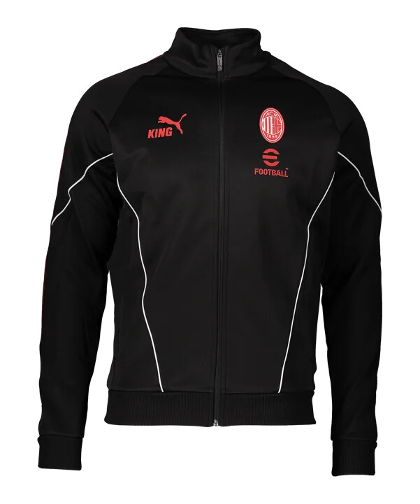 puma ac milan king anthem jakke sort f04