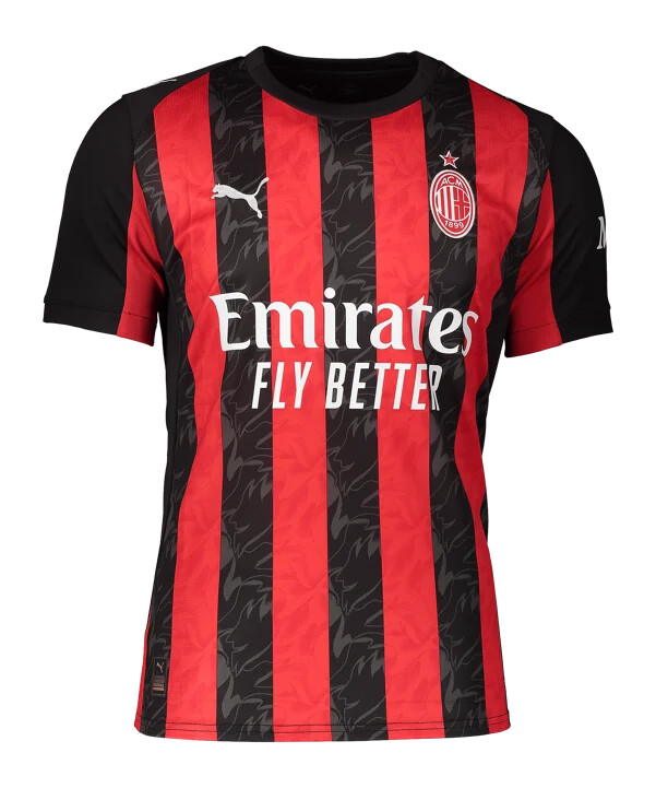 puma ac milan hjemmebanetrøje 20252026 børn rød f01