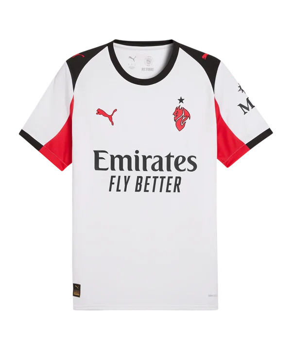 puma ac milan replica udebanetrøje hvid f02