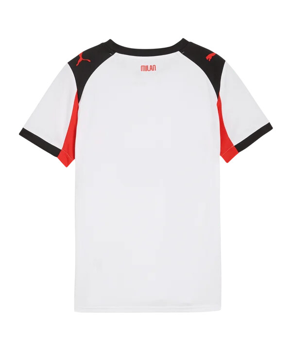 puma ac milan replica udebanetrøje børn hvid f02