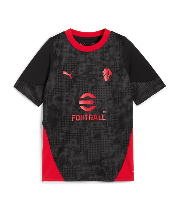 puma ac milan træningstrøje børn sort f04