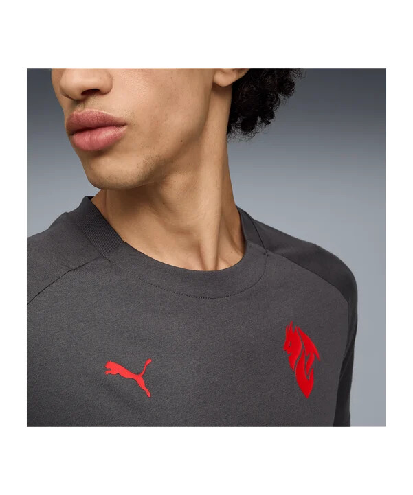 puma ac milan pumatech lomme t-shirt grå f15