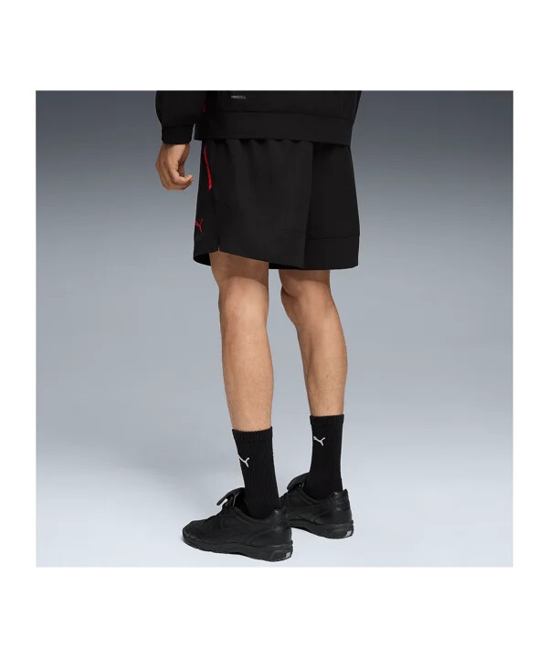 puma ac milan pumatech relaxed woven shorts sort f04