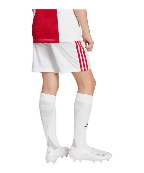 adidas ajax amsterdam shorts hjemmebane 202526 børn hvid