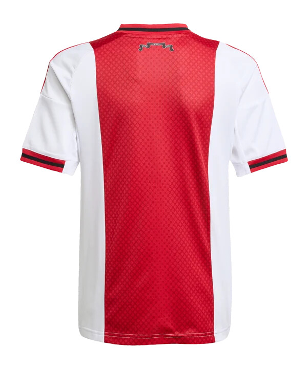 adidas ajax amsterdam hjemmebanetrøje 202526 børn hvid