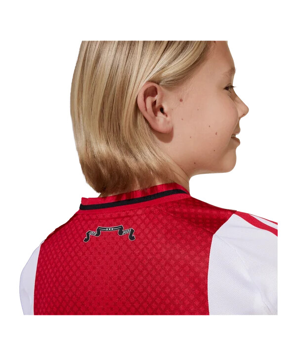 adidas ajax amsterdam hjemmebanetrøje 202526 børn hvid
