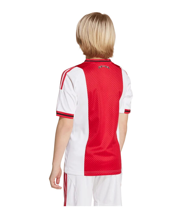adidas ajax amsterdam hjemmebanetrøje 202526 børn hvid