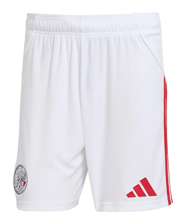 adidas ajax amsterdam hjemmebaneshorts 20252026 hvid