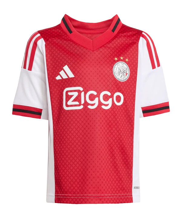 adidas ajax amsterdam minitrøje sæt hjemme 202526 børn hvid