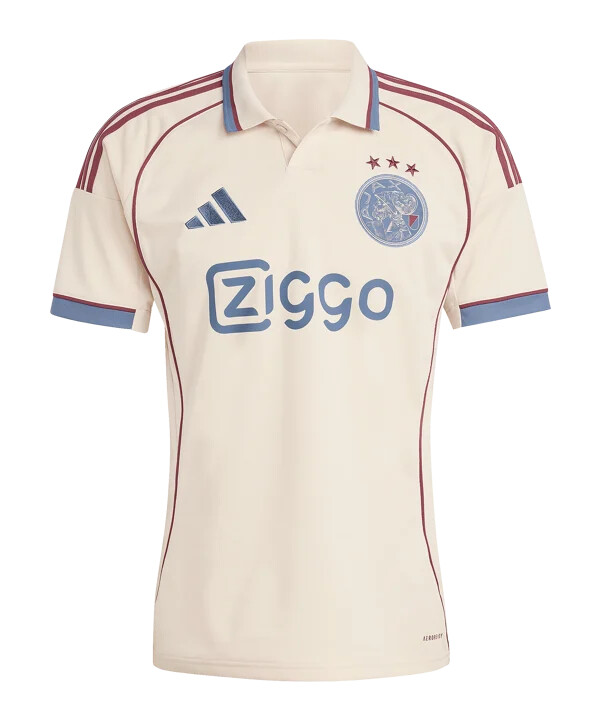 adidas ajax amsterdam trøje 3. 20252026 beige