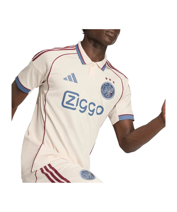 adidas ajax amsterdam trøje 3. 20252026 beige