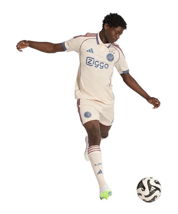 adidas ajax amsterdam trøje 3. 20252026 beige