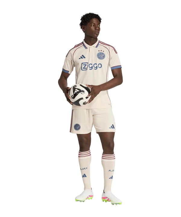 adidas ajax amsterdam trøje 3. 20252026 beige