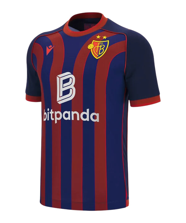 macron fc basel hjemmebanetrøje 20252026 blå