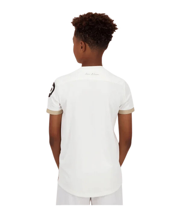 le coq sportif ogc nice udebanetrøje 20242025 børn hvid
