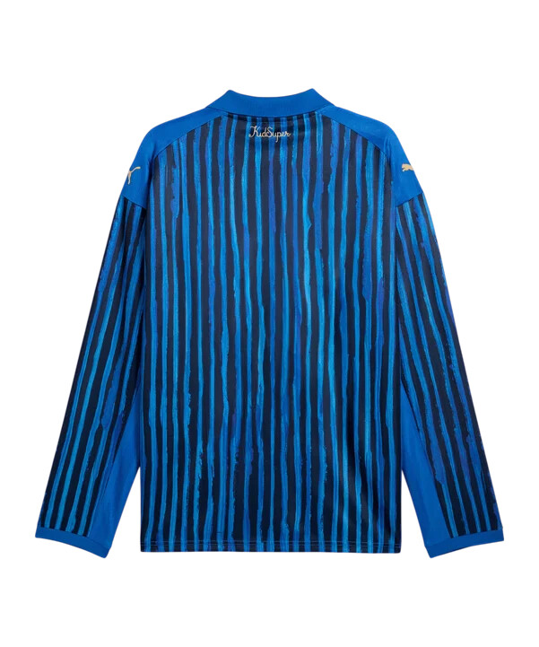 puma al hilal kidsuper retro langærmet t-shirt blå f14