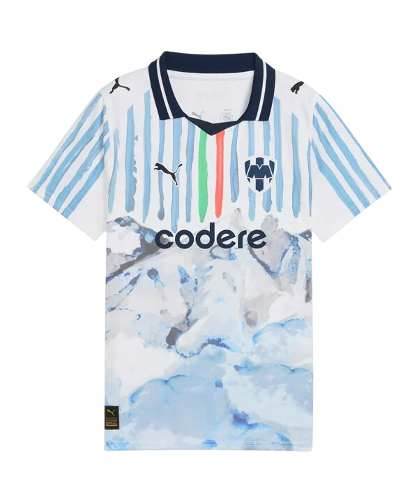 puma monterrey kidsuper jr. klubtrøje vm 2025 børn hvid f12