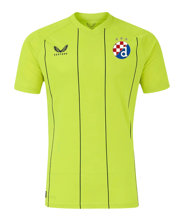 castore dinamo zagreb udebanetrøje 20242025 gul f100