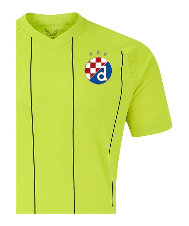 castore dinamo zagreb udebanetrøje 20242025 gul f100