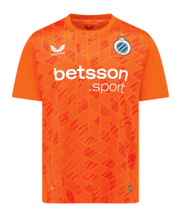 castore fc brugge udebane målmandstrøje 20252026 rød f080