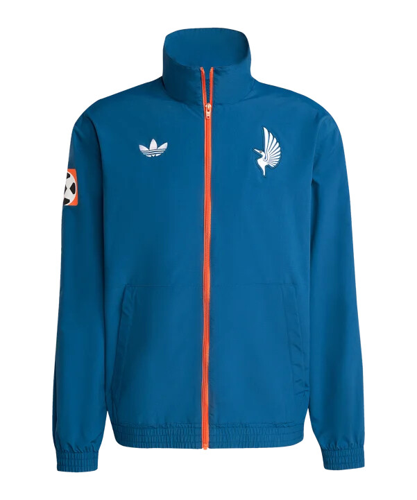 adidas new england revolution anthem jakke hvid