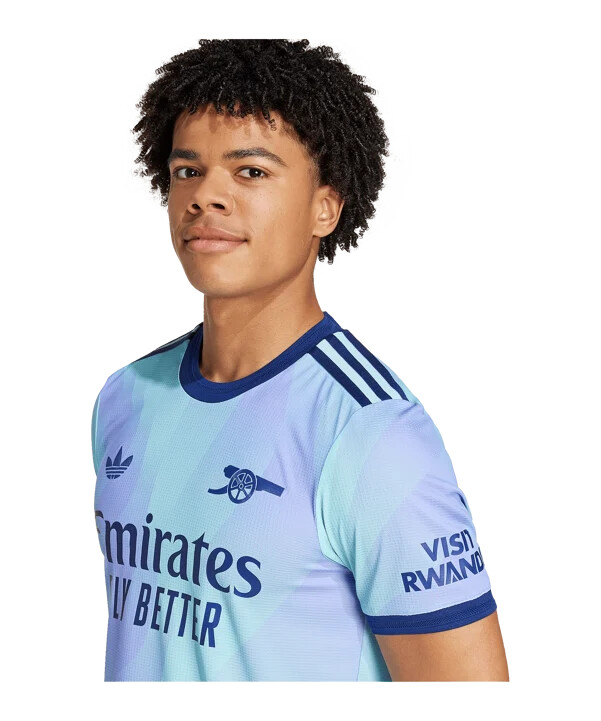 adidas original fc arsenal london aut. 3. trøje 20242025 turkis