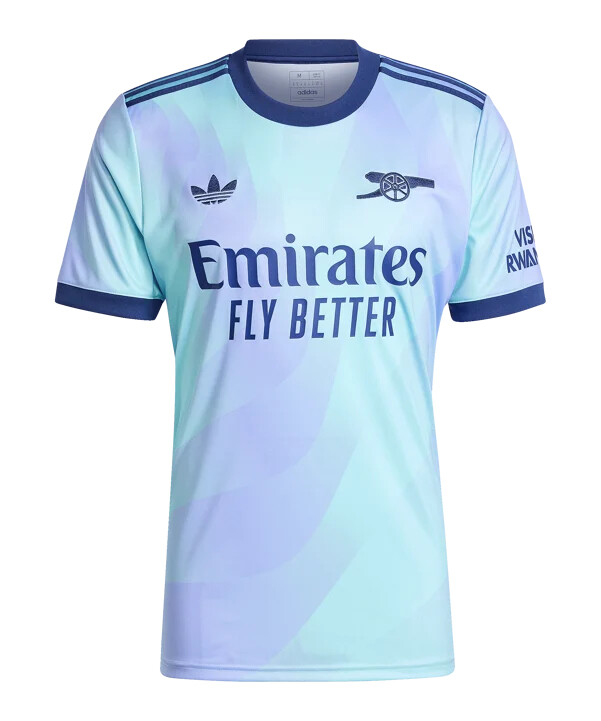 adidas originals fc arsenal london 3. trøje 20242025 turkis