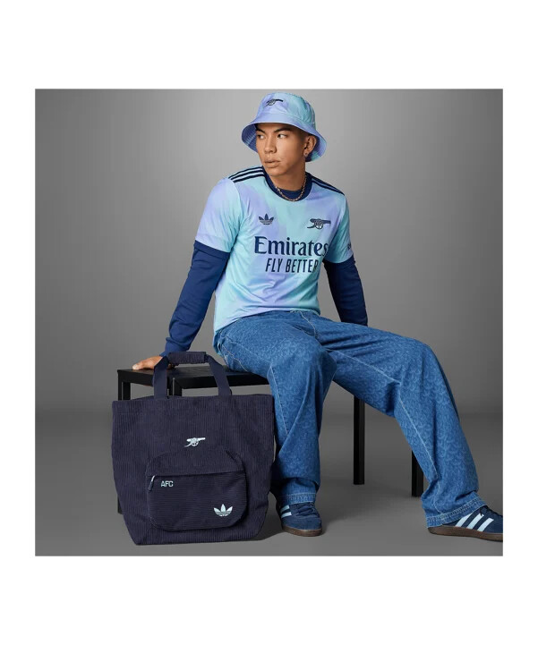 adidas originals fc arsenal london 3. trøje 20242025 turkis