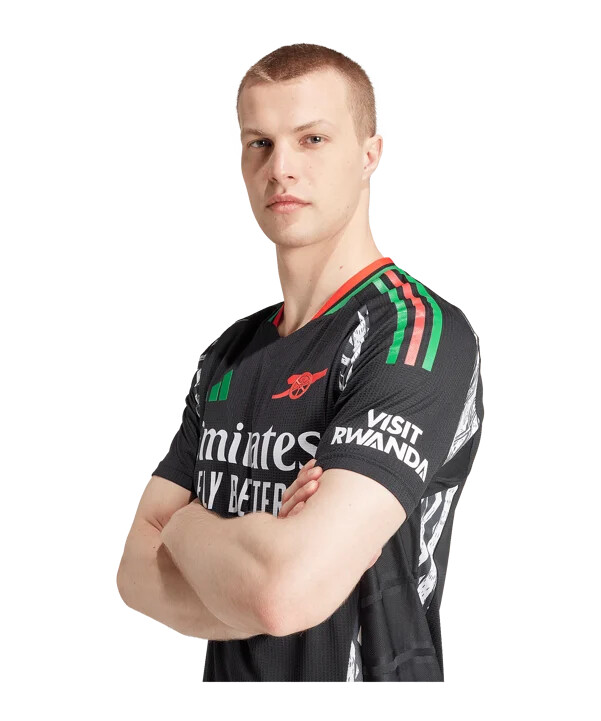 adidas fc arsenal london aut. udebanetrøje 20242025 sort