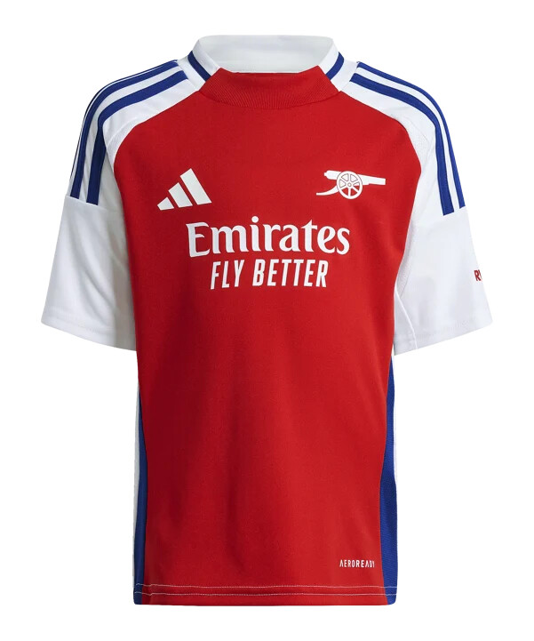 adidas fc arsenal london minikit hjemmebane 20242025 børn rød