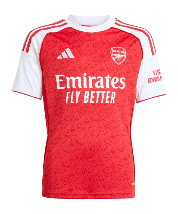 adidas fc arsenal london hjemmebanetrøje 202526 børn rød
